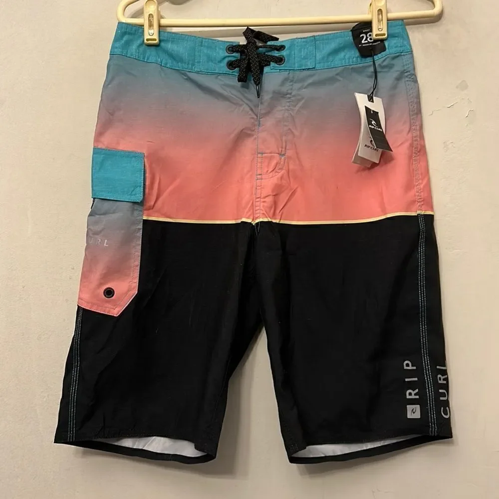 Rip Curl aqua Dawn Patrol boardshorts Size 28 New